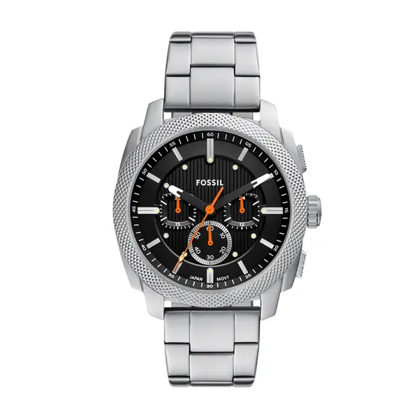 Relógio Fossil Masculino Machine Prata FS6095/1PN