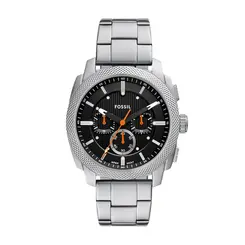 Relógio Fossil Masculino Machine Prata FS6095/1PN