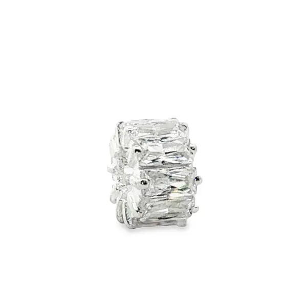 Berloque Prata Art Colection Separador Com Zircônias Retangulares