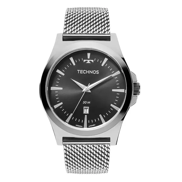 Relógio Technos Masculino Steel Prata 2115LALS/0P