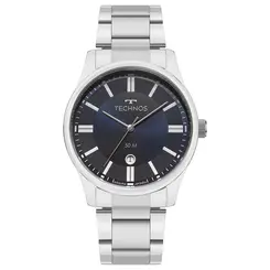 Relógio Technos Masculino Steel Prata 2115TZZ/1A