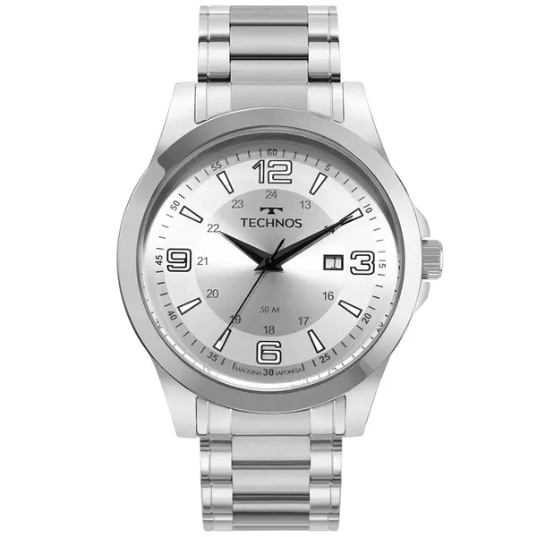 Relógio Technos Masculino Racer Prata 2115MKTS/1K
