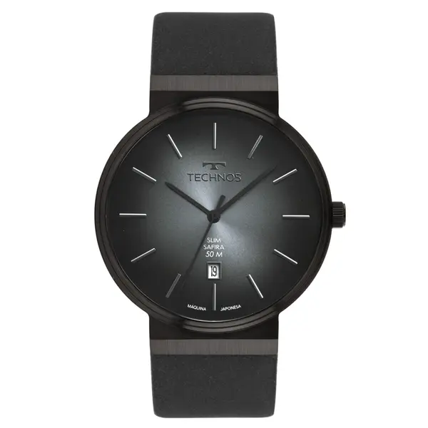 Relógio Technos Masculino Slim Grafite GM12AJ/0P