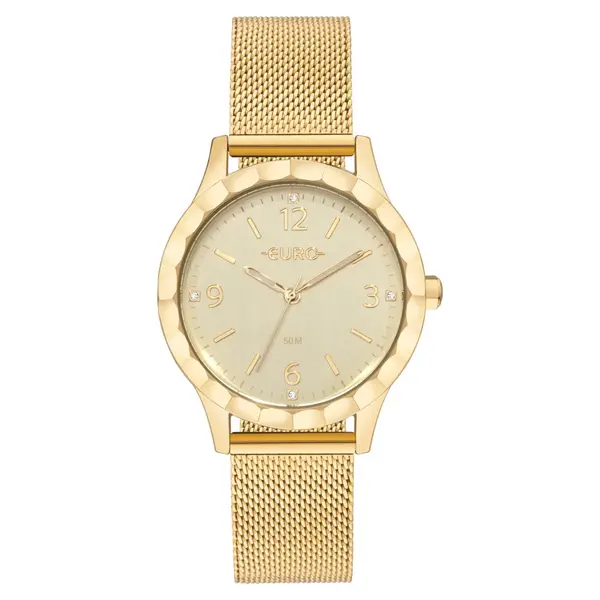 Relógio Euro Feminino Glitz Dourado EU2036YVW/4X