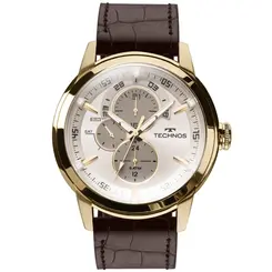 Relógio Technos Masculino Grandtech Dourado 6P57AC/2C