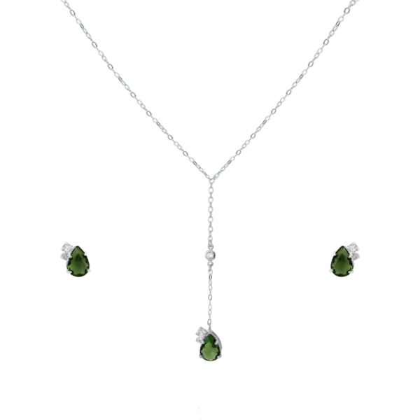 Conjunto Flor em Si Maxi Gota Verde