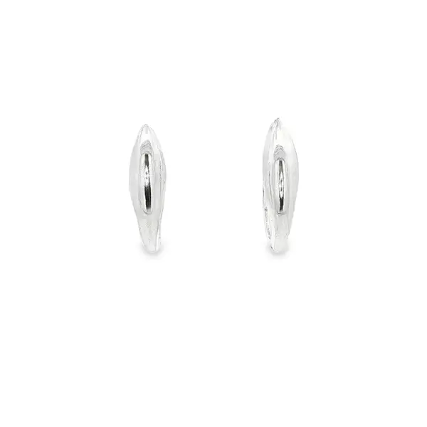 Brinco Prata Leve Argola Click Lisa Gota