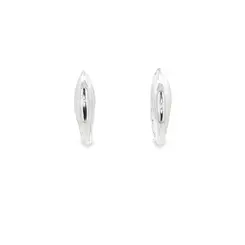 Brinco Prata Leve Argola Click Lisa Gota