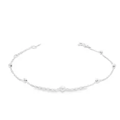 Pulseira Prata Leve Bolinhas