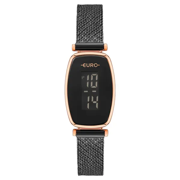 Relógio Euro Feminino Fashion Fit Glam Preto EUJHS43AAC/4P
