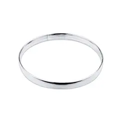 Bracelete Prata Liso Redondo