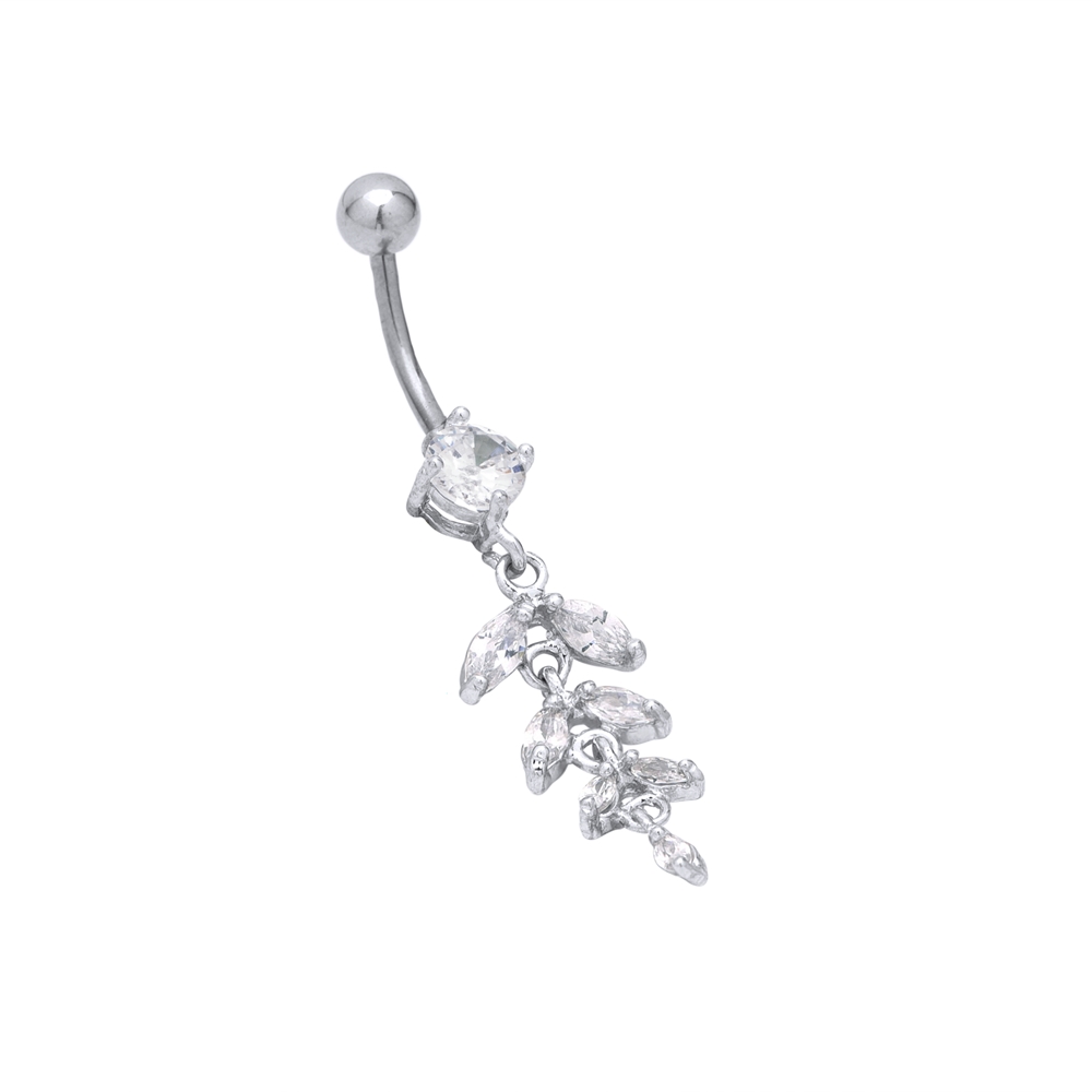 PIERCING UMBIGO PRATA - Boutique da Prata