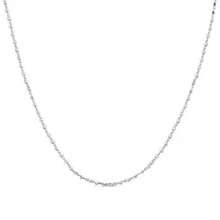 Gargantilha Prata Diamantada 45 Cm