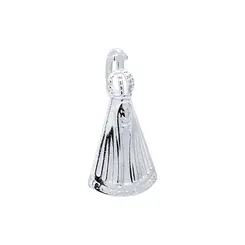 Pingente Prata Nossa Senhora Aparecida Liso